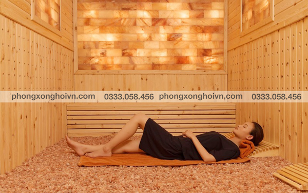 Phòng xông hơi khô giúp giảm căng thẳng mệt mỏi