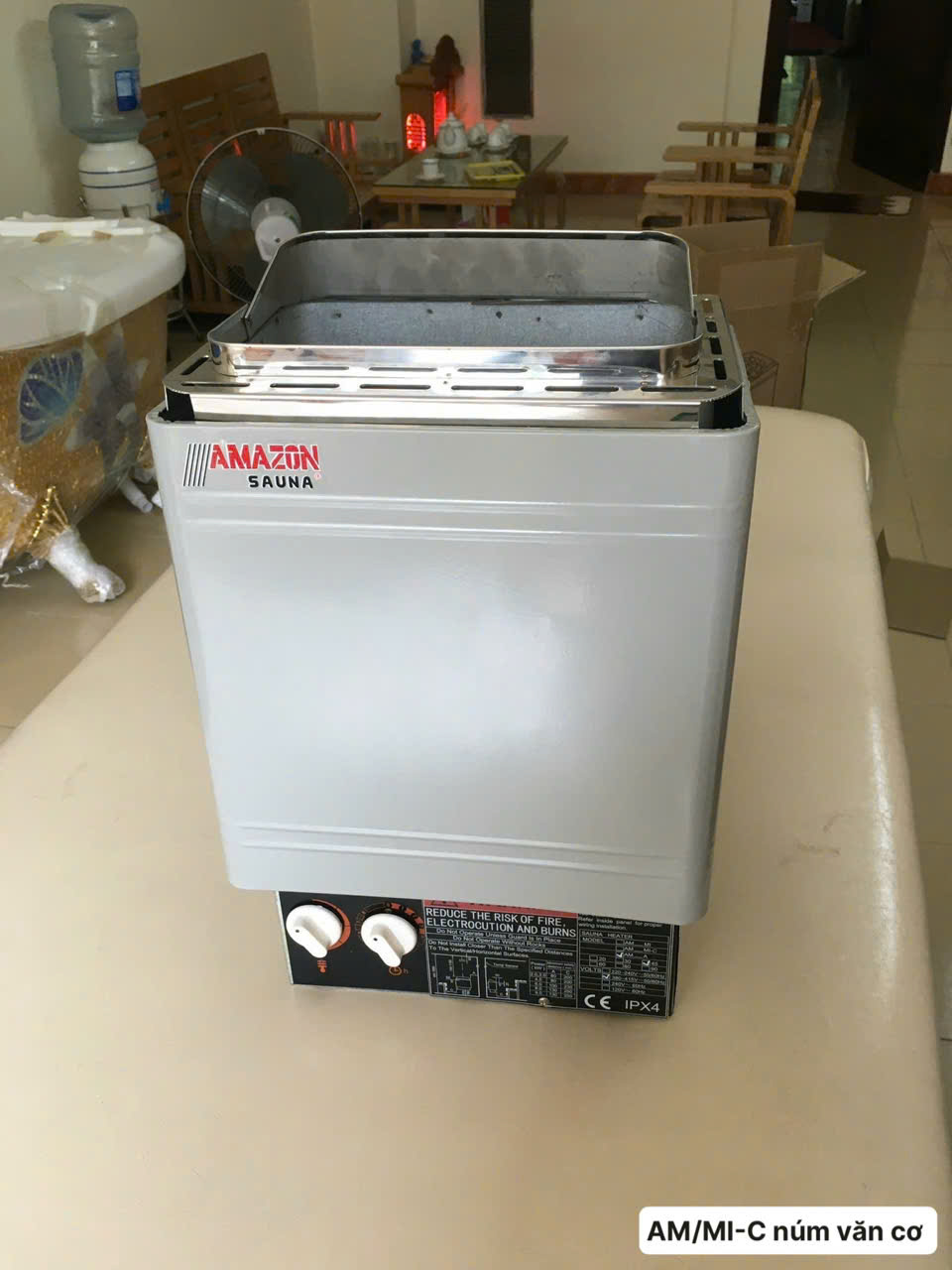 MÁY XÔNG HƠI KHÔ AMAZON AMC ( VẶN MÚM CƠ )