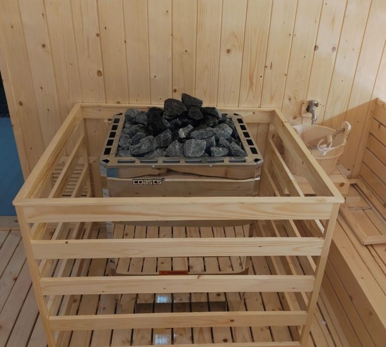 Khoang đá sauna dung tích lớn